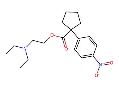 4-Nitrocaramiphen structure