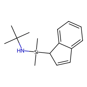Silanamine, N-(1,1-dimethylethyl)-1-(1H-inden-1-yl)-1,1-dimethyl- structure