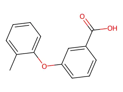 3-(2-Methylphenoxy)benzoic acid structure
