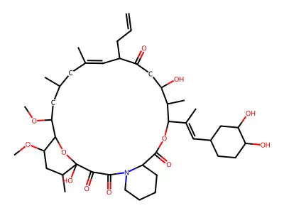Tacrolimus 31 DMT structure