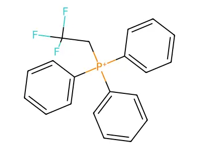 Triphenyl(2,2,2-trifluoroethyl)phosphorane structure