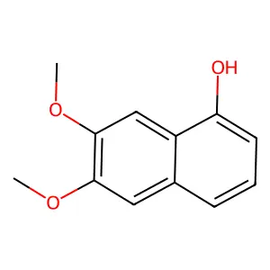 6,7-Dimethoxynaphthalen-1-ol structure