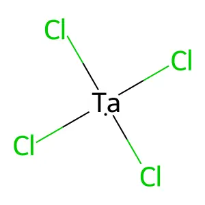 Tantalum chloride (TaCl4) structure