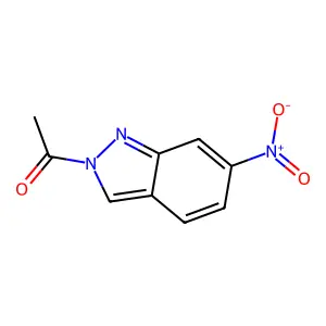 1-(6-Nitroindazol-2-yl)ethanone structure
