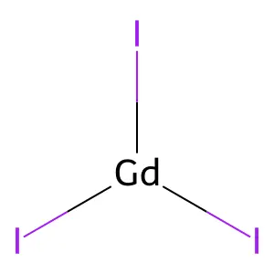 Gadolinium iodide (GdI3) structure
