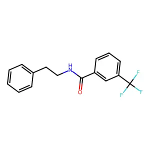 N-(2-phenylethyl)-3-(trifluoromethyl)benzamide structure
