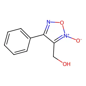 (2-Oxido-4-phenyl-1,2,5-oxadiazol-2-ium-3-yl)methanol structure