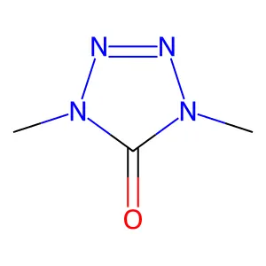 2,2-Dihydro-1,3-dimethyl-1H-tetrazol-2-one structure