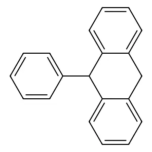 9,10-Dihydro-9-phenylanthracene structure