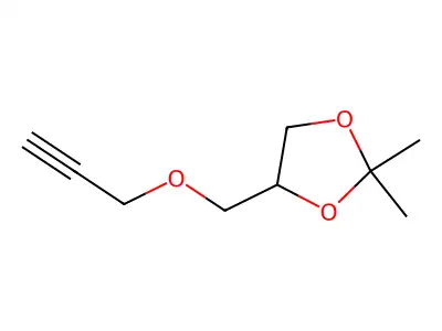 2,2-Dimethyl-4-[(prop-2-yn-1-yloxy)methyl]-1,3-dioxolane structure