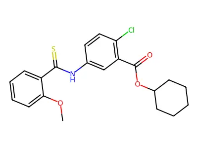 Benzcarbothioanilide deriv. structure