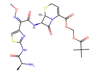 Ceftizoxime alapivoxil structure