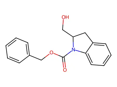 Benzyl 2-(Hydroxymethyl)-1-Indolinecarboxylate structure