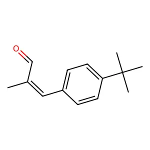 2-Propenal, 3-[4-(1,1-dimethylethyl)phenyl]-2-methyl- structure