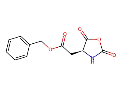 Benzyl (S)-2,5-dioxooxazolidine-4-acetate structure