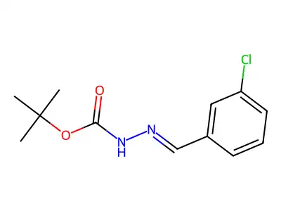 1,1-Dimethylethyl 2-[(3-chlorophenyl)methylene]hydrazinecarboxylate structure
