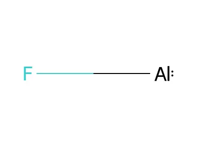 Aluminium monofluoride structure