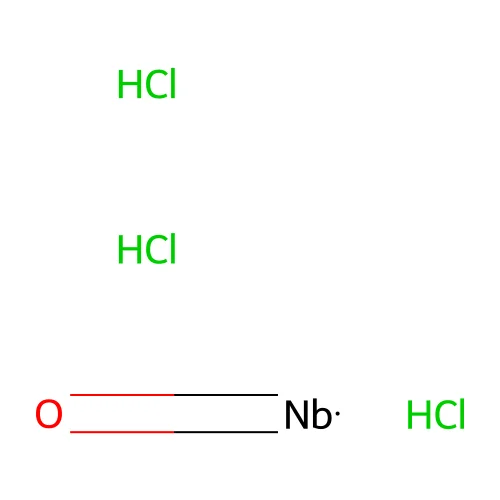 Niobium trichloride oxide structure