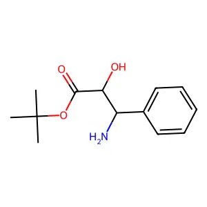 t-Butyl (2R,3R)-3-amino-2-hydroxy-3-phenylpropanoate structure