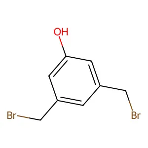 3,5-Bis-bromomethyl-phenol structure