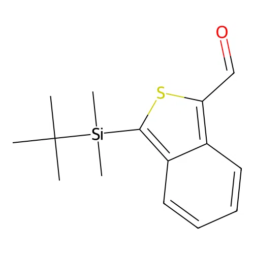 3-[Tert-butyl(dimethyl)silyl]-2-benzothiophene-1-carbaldehyde structure
