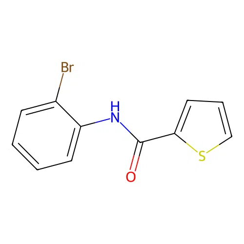 N-(2-bromophenyl)thiophene-2-carboxamide structure