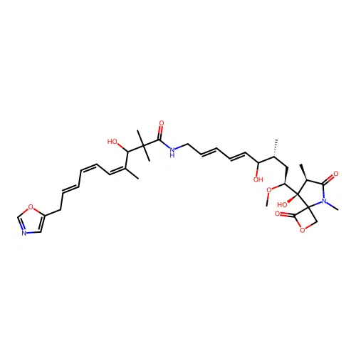 Diffusomycin structure