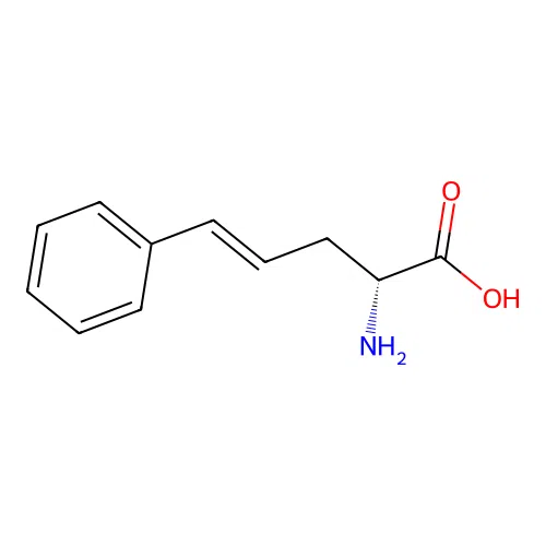 (R)-2-Amino-5-phenylpent-4-enoic acid structure