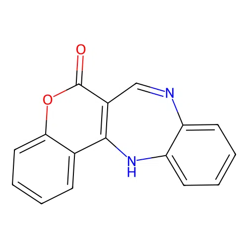 13H-chromeno[4,3-b][1,5]benzodiazepin-6-one structure