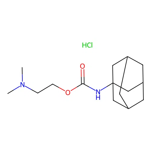 Adamantan-1-yl-carbamic acid 2-dimethylamino-ethyl ester structure