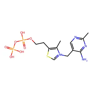 Thiamine diphosphate structure