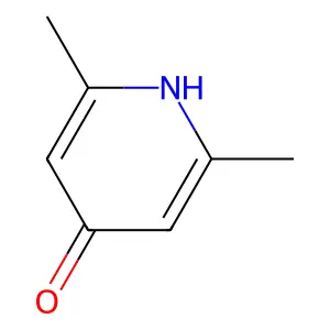 2,6-Dimethyl-4-pyridinol structure