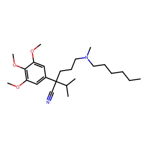 Nexopamil structure