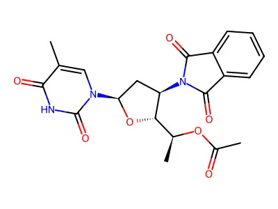 L-Acosamine nucleoside structure
