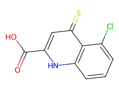 5-Chlorothiokynurenic acid structure