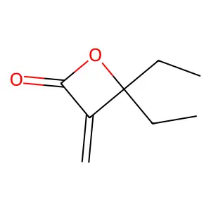 4,4-Diethyl-3-methylideneoxetan-2-one structure
