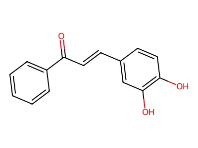 2-Propen-1-one,3-(3,4-dihydroxyphenyl)-1-phenyl- structure