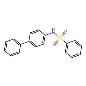 Benzenesulfonamide, N-4-biphenylyl- structure