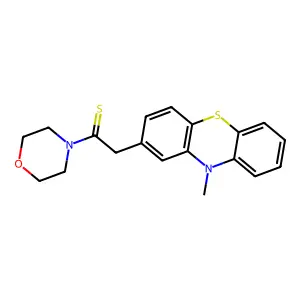 4-((10-Methylphenothiazin-2-yl)thioacetyl)morpholine structure