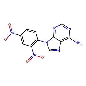 9-(2,4-Dinitrophenyl)adenine structure