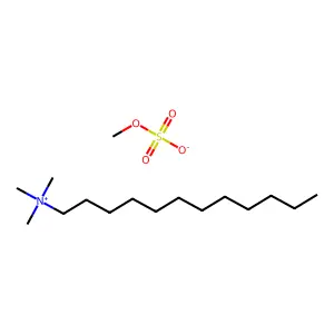 Lauryltrimethylammonium methosulfate structure