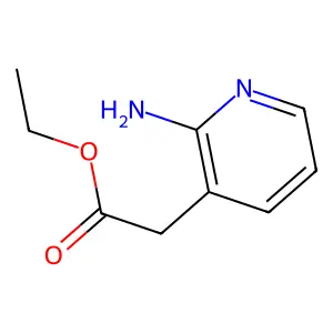 Ethyl 2-(2-aminopyridin-3-yl)acetate structure