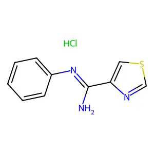 4-Thiazolecarboximidamide, N-phenyl-, hydrochloride (1:?) structure