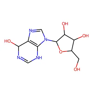 6-Hydroxyl-1,6-dihydropurine ribonucleoside structure