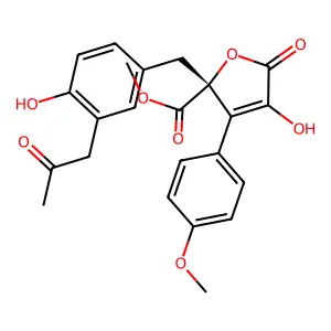 5,9-Dimethyl-12-oxabicyclo[9.2.1]tetradeca-1(14),4,8-trien-13-one structure