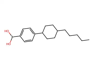 4-(trans-4-Pentylcyclohexyl)phenylboronic Acid structure