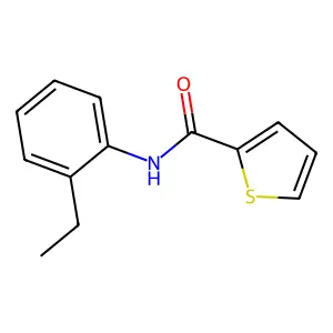 N-(2-Ethylphenyl)-2-thiophenecarboxamide structure