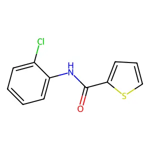 N-(2-chlorophenyl)thiophene-2-carboxamide structure