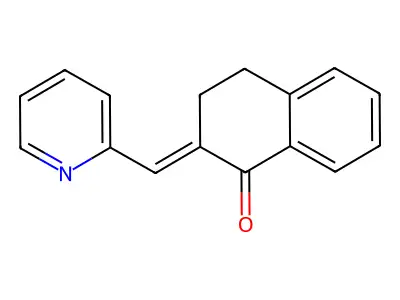 2-(Pyridin-2-ylmethylidene)-3,4-dihydronaphthalen-1-one structure