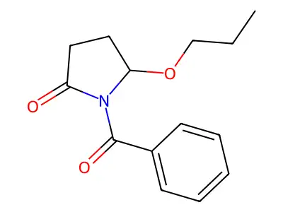 1-Benzoyl-5-propoxypyrrolidin-2-one structure